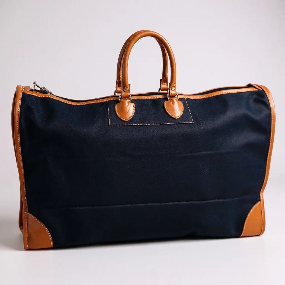 T. Anthony Elegant Leather Weekender Duffle Travel Canvas  Bag UNISEX - Picture 3 of 11